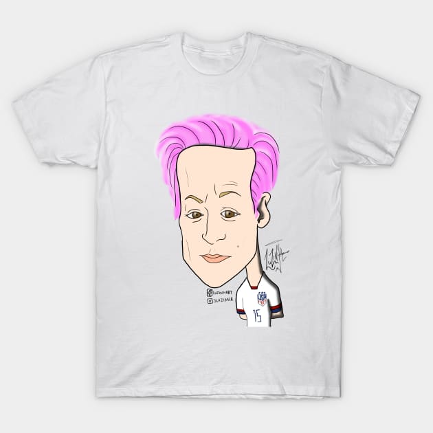 Megan Rapinoe T-Shirt by Luzinha